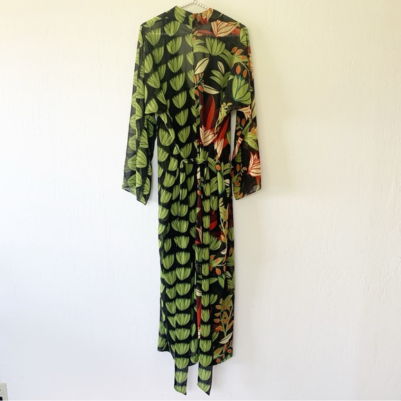 Zara Long Flowing Loose-Fitting Shirt Dress - Picture 9 of 16